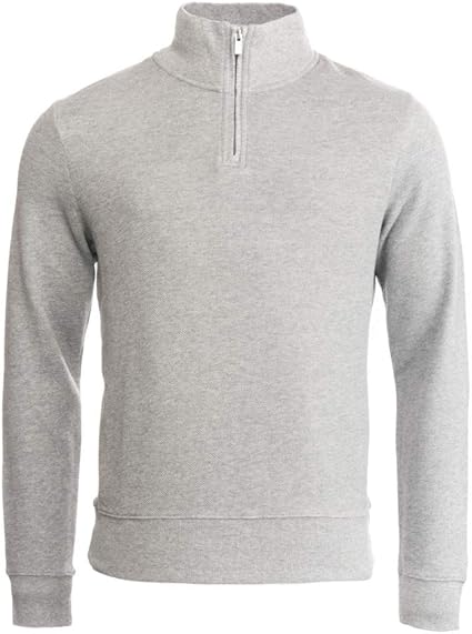 Gant Honeycomb Half Zip Jumper (XX-Large, Grey Melange): Amazon.co.uk: Clothing
