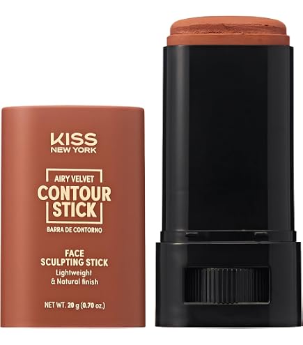 Amazon.com: Kiss New York Airy Velvet Contour Stick, Cool Toned