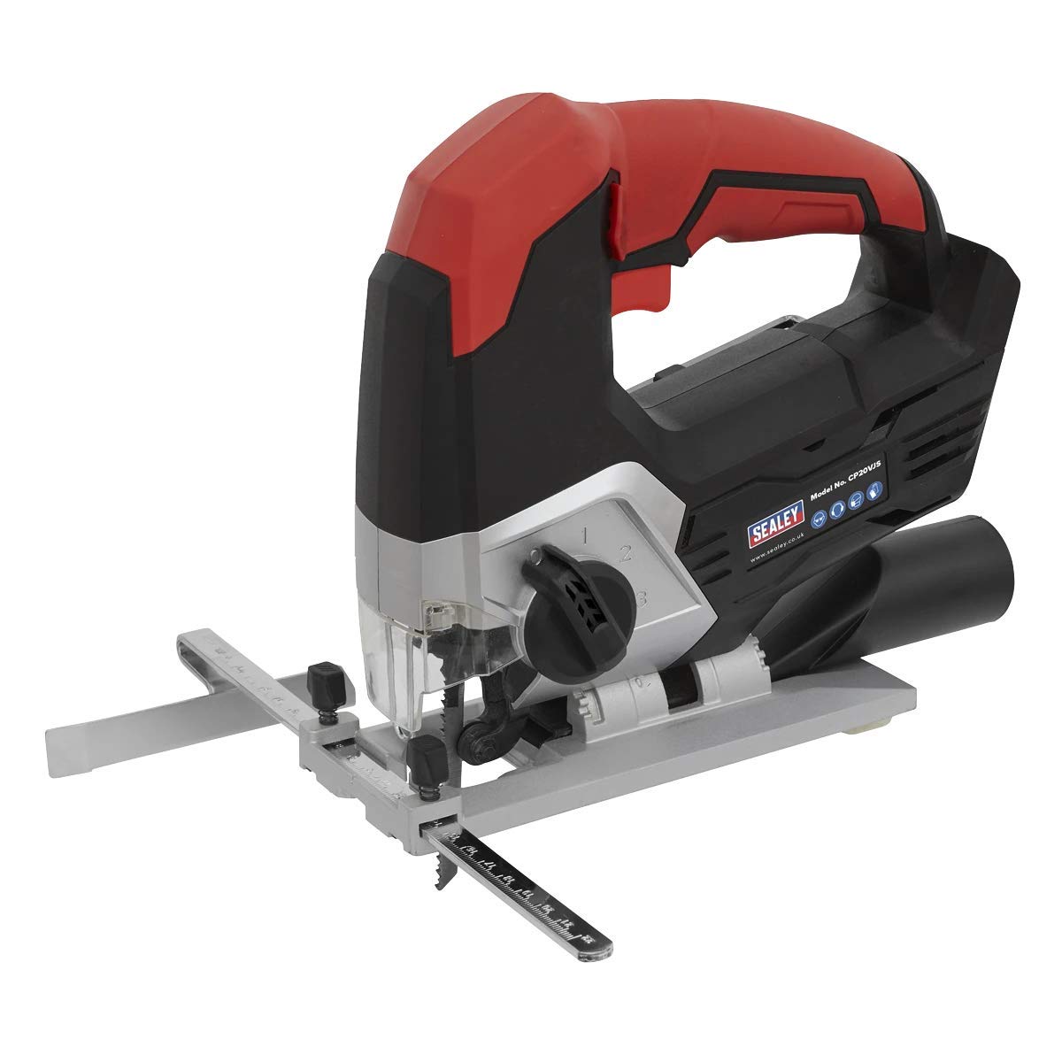 Sealey CP20VJS 20V Cordless Jigsaw - Body Only, Red/Black