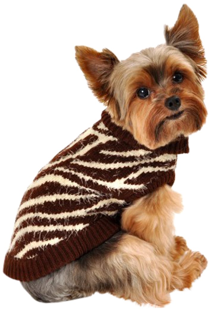 Hip Doggie HD 7FSZB XS Feather Soft Zebra – Dog Jumper – XS