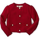 Hope & Henry Girls' Milano Stitch Cardigan Sweater