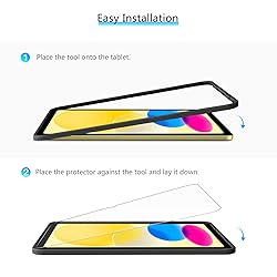 OMOTON [2 Pack] Screen Protector for iPad 10th