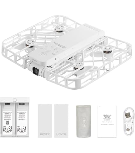 Amazon.com: HOVERAir X1 Self-Flying Camera White Combo with PU