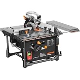 DOVAMAN 15A Table Saw, 8.5" Dustless Portable Table Saw | 19-3/16" Max. Extension, 0-45&deg; Bevel Cut for 1-3/4" to 2-3/8" Depth, 98% Collection Rate, Ideal for Woodworking &amp; More-DTS02M
