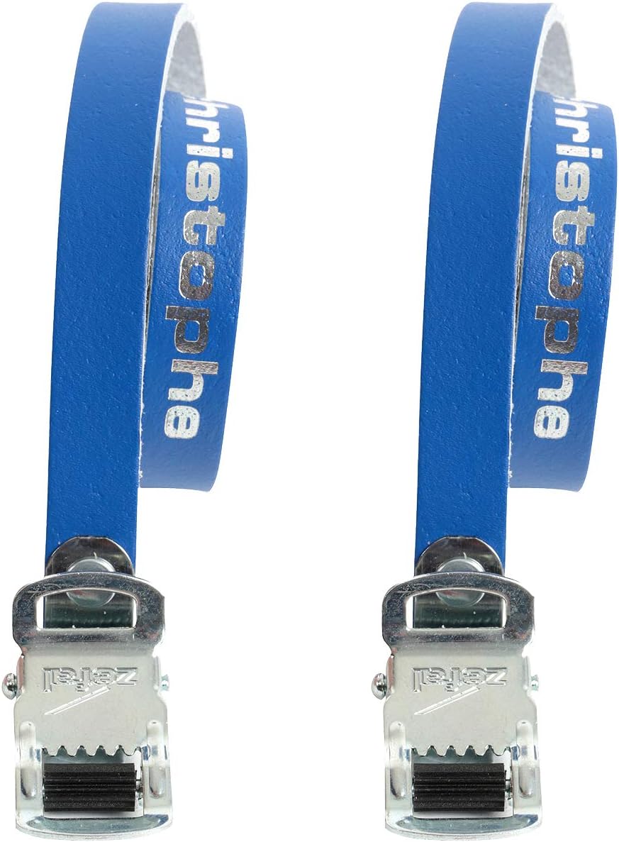 Zéfal Pedalriemen-2701800800 Correa para Pedal, Unisex Adulto, Azul, 10x2x2cm