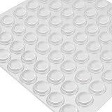 Shintop Rubber Feet Pads 128 Pcs Clear Bumpers Self-Adhesive Cylindrical