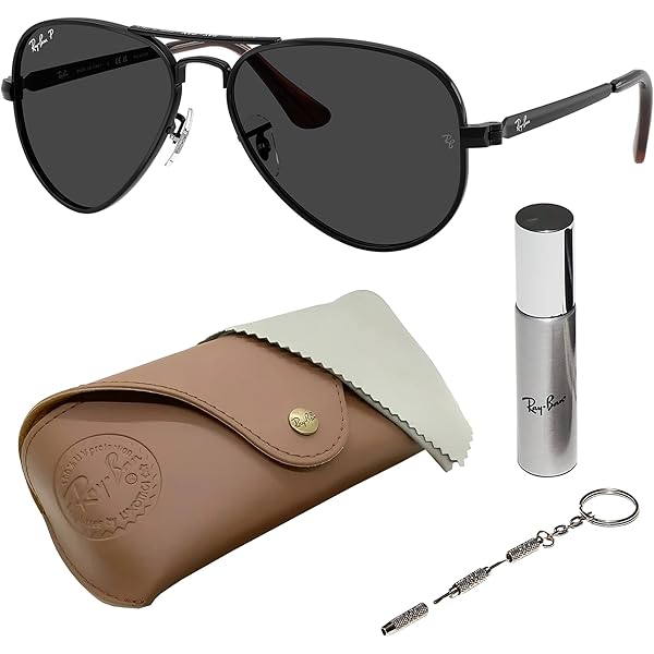 Amazon.com: Ray-Ban RB3671CH CHROMANCE POLARIZED Metal Sunglasses