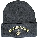 U.S. Marine Corps Knit Cap (Watch Cap), Black, OS