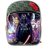 Disney Star Wars Darth Vader Full Size Backpack with Two Side Mesh Pockets