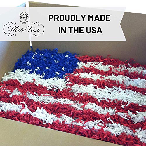 Crinkle Cut Paper Shred Filler for Packing and Filling Gift Baskets, Natural Craft Bedding in Brown Kraft Red Pink White Green Yellow Blue and White ... (2 LB, Ivory)