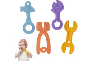 Chuya Baby Teether Toys, Soft Silicone BPA-Free Baby Chew Toy for Babies, Baby Teething Toys for Infant Toddlers, Baby Gift S