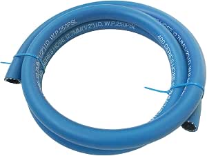 AC PERFORMANCE -8 AN Push-On Fuel Hose Line (2 Feet) - Compatible With E85, Ethanol, Oil, Coolant Systems - View #3