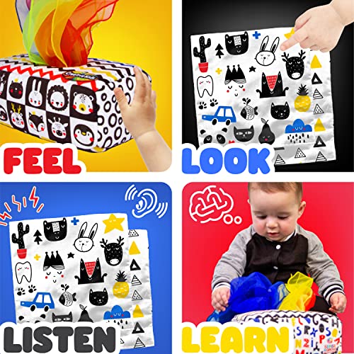 Creative Kids Pull Along Sensory Box Montessori Edition HighContrast