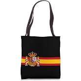 SPAIN NATIONAL FLAG ESPANA COLOR BAND MADRID BARCELONA Tote Bag