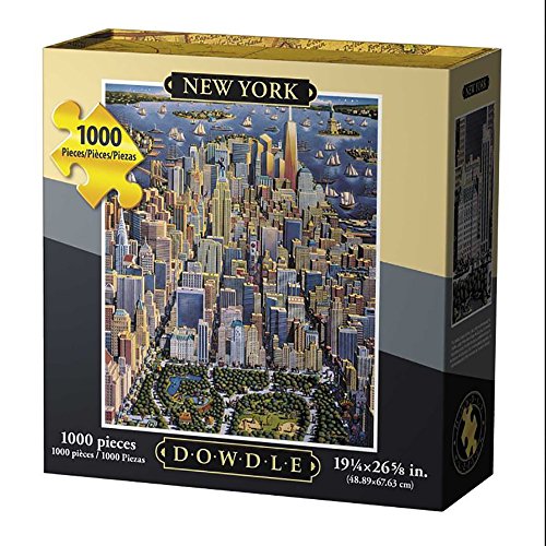 Dowdle Folk Art Puzzles - New York City Puzzle, 1000 Pieces