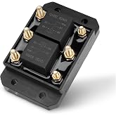 Forward and Reverse Relay Module 12VDC 60A/80A Replace# 5541100, 24452 | Compatible with Tarp, Winch, Snow Plow, Lift, Crane, Intake/ Exhaust Fans and Vents, Reversing Motor Equipments