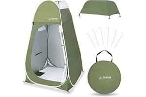 TRATHM Camp Shower Tent Pop Up Changing Tent Privacy Shelter for Portable Toilet & Bathroom