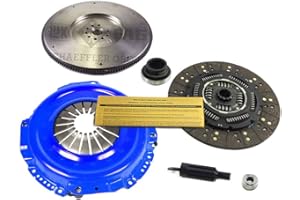 EFORTISSIMO RACING EFT STAGE 2 CLUTCH KIT + SOLID HD FLYWHEEL FOR 88-94 FORD F250 F350 F SUPER-DUTY 7.3L