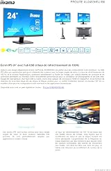 iiyama XU2493HSU-B6 23.8 inch IPS 1080p 100Hz Monitor 1x HDMI 1x DisplayPort view 6