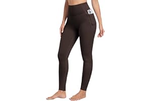 CHRLEISURE Leggings with Pockets for Women - Tummy Control High Waisted Soft Workout Yoga Pants