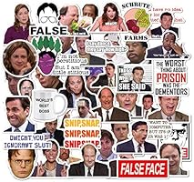 The Office Stickers Pack of 50 Stickers - The Office Stickers for Laptops, The Office Laptop Stickers, Funny Stickers for...