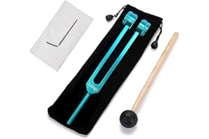 LeSage 128 hz Tuning Fork for Medical Weighted Tuning Forks for Healing 128 hertz Diapason Tuning Fork C128 Tuning Fork 128HZ Green