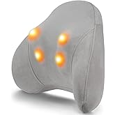 BIBIRE Shiatsu Back Massager with Heat - Deep Tissue Massage for Neck, Shoulder & Lower Back Pain Relief - Rechargeable Portable Back Massager for Home, Office, Car