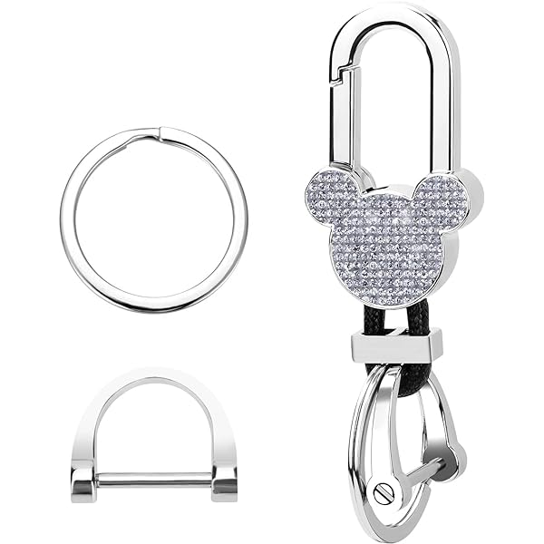 Amazon.com: Swarovski Disney100 Keyring, Mickey Mouse Motif with