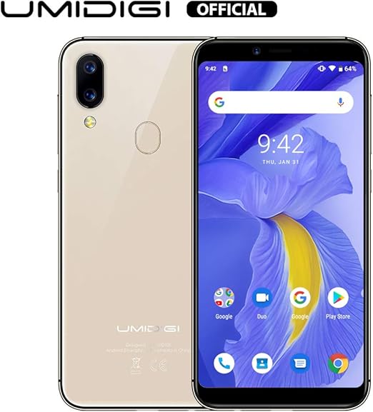 Amazon Com Umidigi A3 Updated Version Android 9 Pie Smartphone Unlocked Dual 4g Volte 5 5 Incell 18 9 Full Screen Display Triple Slots Face Unlock 3300mah Battery 12mp 5mp Dual Camera