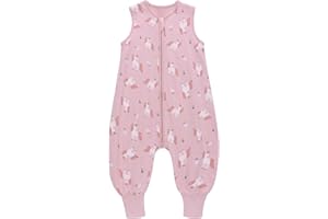 Miracle Baby Sleep Sack with Feet, 1.0 TOG Toddler Sleep Sack with Legs Sleeveless Sleep Sack Bag for Early Walkers