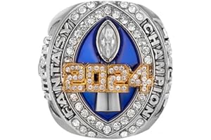 Kuseli 2024 Massive Fantasy Football Championship Trophy Ring FFL WINIER MVP Collectible Gift