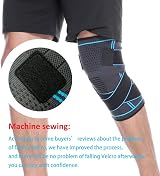 NTRH Knee Brace for Arthritis ACL Meniscus Tear Adjustable Knee Sleeve L view 8