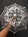 Small Lace Embroidered Parasol Umbrella for Bridak Wedding Party Decoration/ Table Setting / Wall Deco /8