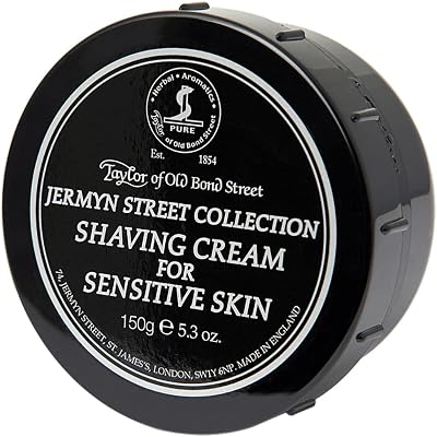 Taylor of Old Bond Street Jermyn Street Shaving Cream Sensitive 150g