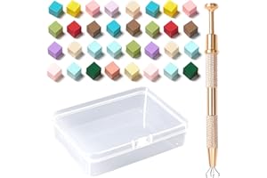 Aoboo Nail Sponges Set for Ombre Gel,Nail Art Tools Set-100Pcs Colorful Nail Sponges With Gold Grabbing Pen Transparent Plastic Storage Box Used to Store Nail Art Tools