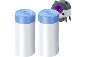 MEOWWHIMSY Self-Cleaning Cat Litter Box, Large Automatic Box Self Cleaning Drawstring Liners, 26" x 13"