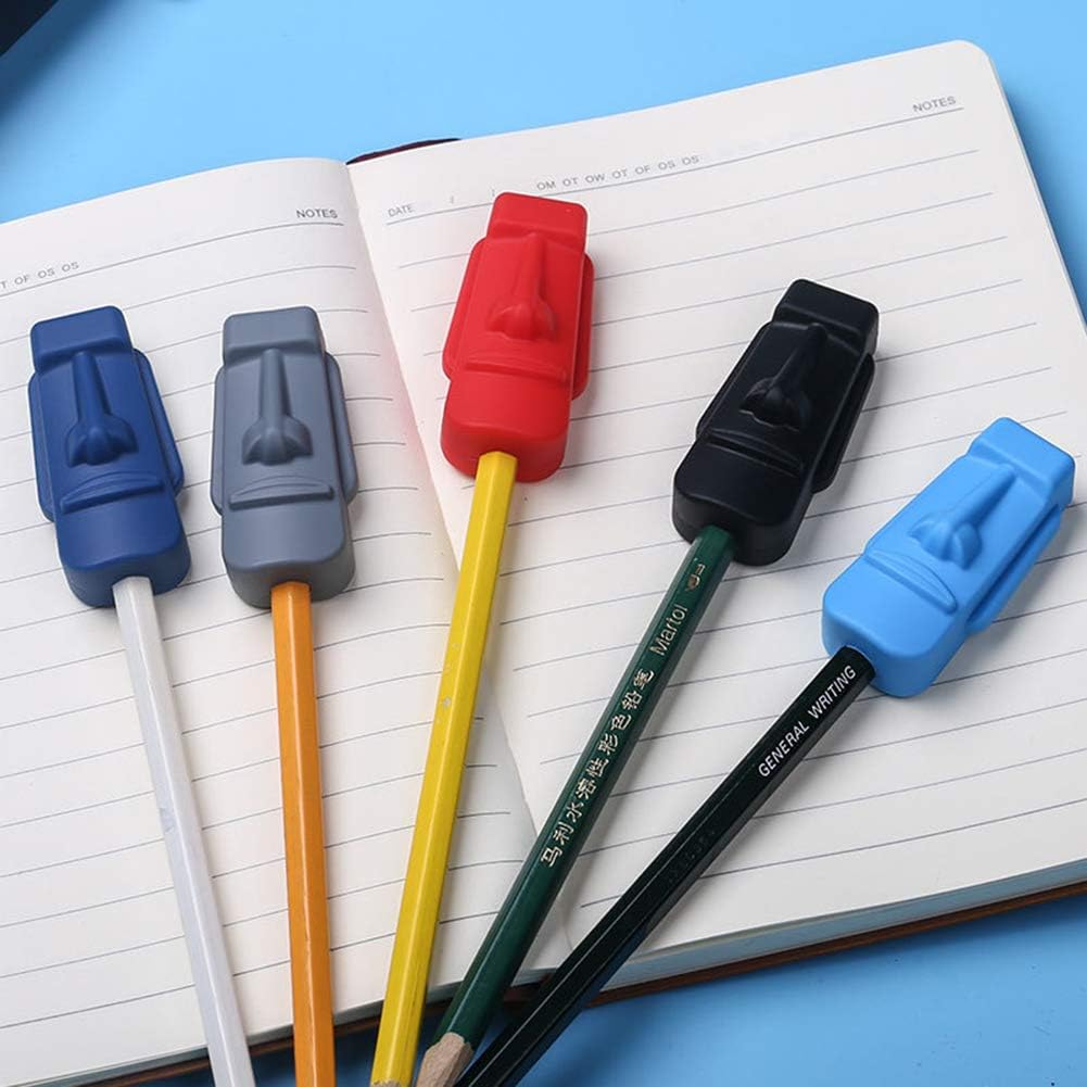 Holoras Silicone Chewable Pencil Toppers, Perfect for Teething Babies & Special Needs Kids, 5 Pack