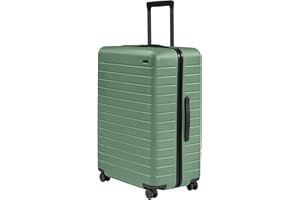 Away Large Checked Luggage, 29 Inch Hardside Suitcase with Spinner Wheels, Lightweight & Durable, TSA Lock, Sea Green