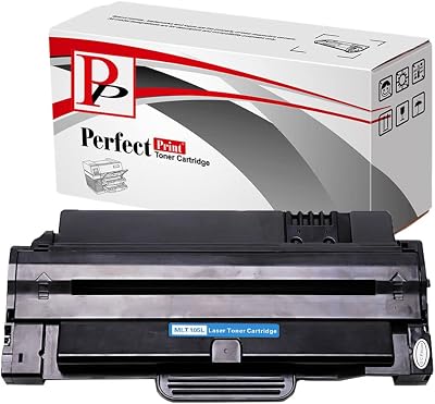 PerfectPrint MLT105L Black Laser Toner Cartridge for Samsung Printers