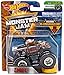 Hot Wheels Monster JAM 1:64 Scale Creatures 5/6, Zombie Includes RE-Crushable CAR
