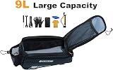 HOMPER Waterproof Bike Rack Pannier Bag 9L EVA Hard Shell Reflective Black view 5