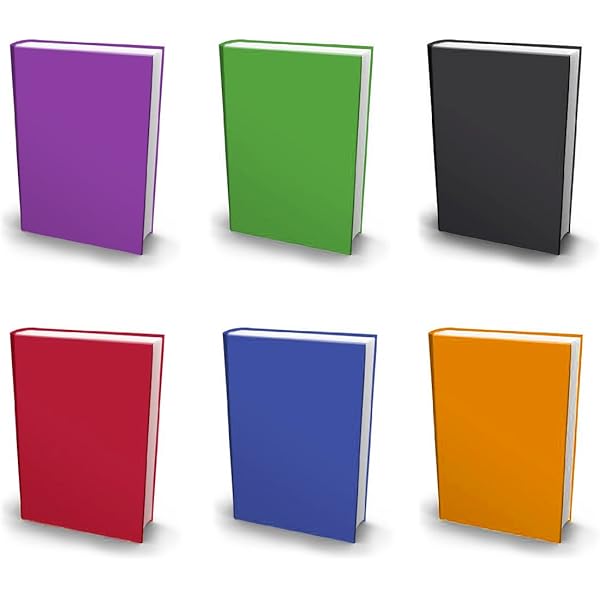 Amazon.com: Stretchable Book Covers, Jumbo, Set of 6, Solid ...