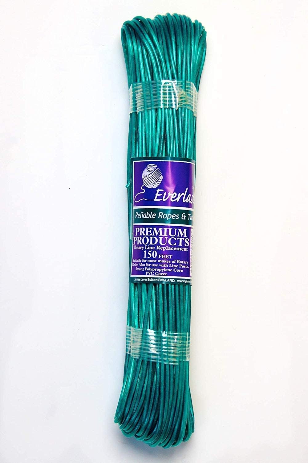 EVERLASTO (45m Green Rotary Replacement Line Clothes/Washing Line 150ft (Package may vary)