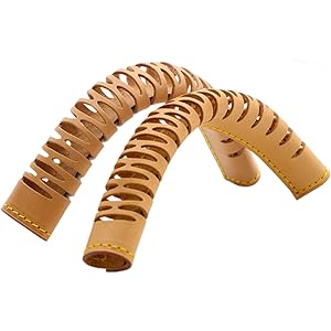 2pcs Leather Bag Strap Wrap Handle Cover Protector for Handbag Purse Grip Inch Width