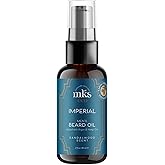 MKS eco for Men Imperial Beard Oil, Sandalwood Scent - 2 fl oz - Calms & Controls Facial Hair, Adds Shine, Moisturizes Skin - With Hemp Seed Oil & Argan Oil - Vegan, Cruelty Free