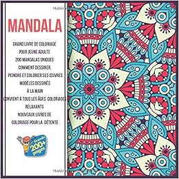 Amazoncom Mandala Grand Livre De Coloriage Pour Jeune