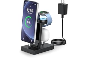 NANAMI USB C Fast Charging Station for Samsung Phone Watch Earbuds, 3 in 1 Charger for Galaxy Watch Ultra/7/6/5/4/3, Phone Ch