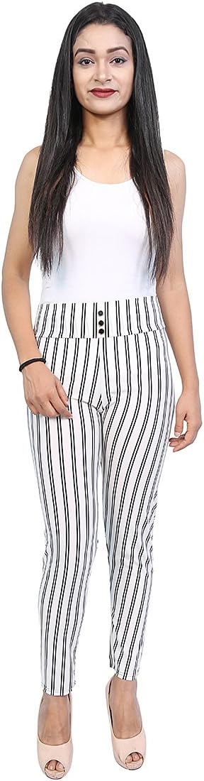 ELEARRAY WEAR Women's Striped Jeggings