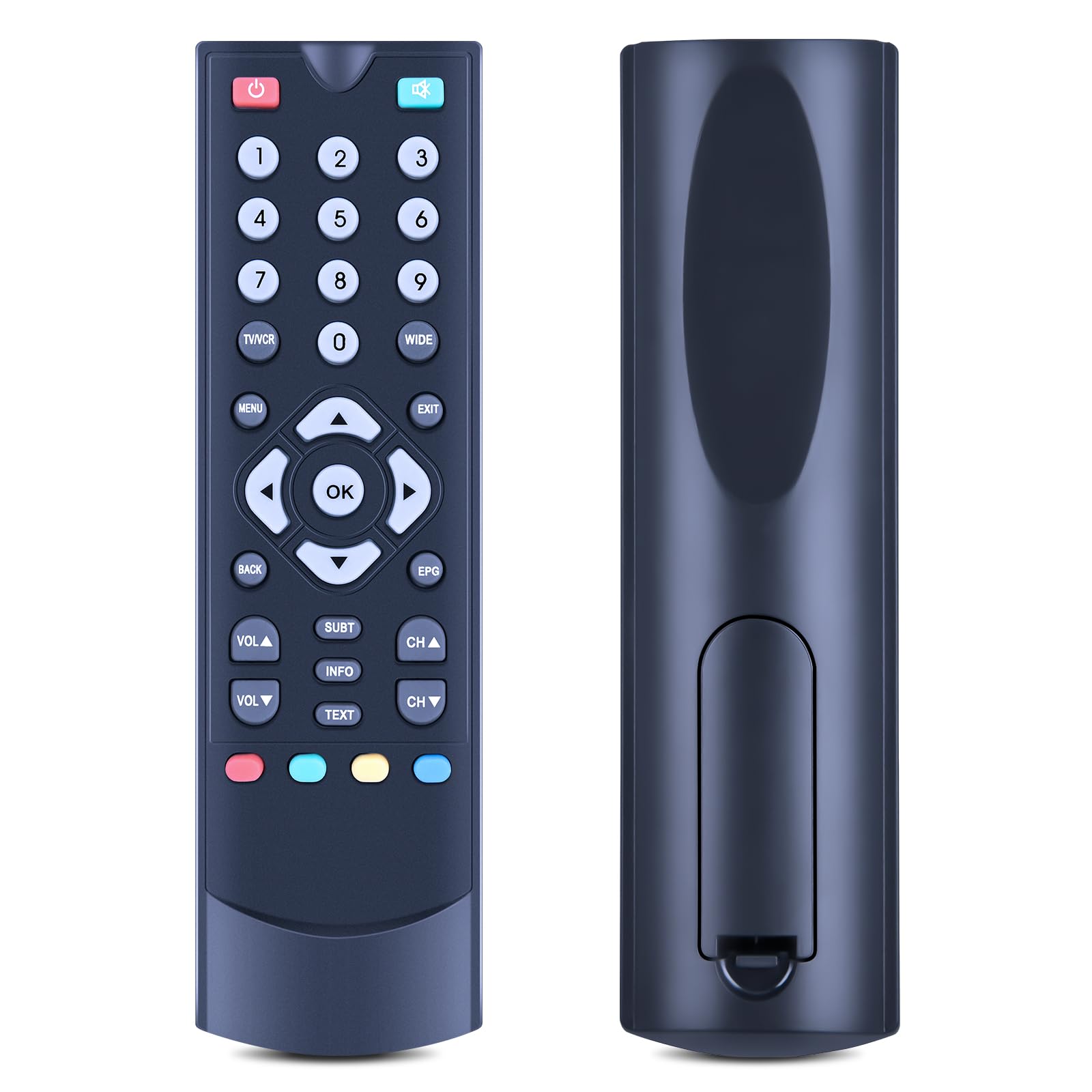 TCNOUMT Generic Replacement Remote Control Suitible for Goodmans Freeview Box GDB12XIT GD11FVZS2 R03SX2, Wireless Infrared Remote Control, Black