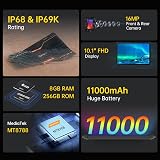 OUKITEL RT5 Rugged Tablet 10.1 inch 8GB 256GB Orange view 2